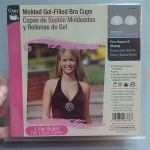 NEW Dritz Molded Gel Filled Bra Cups Nude B/C Cup Swimwear Dress Inserts